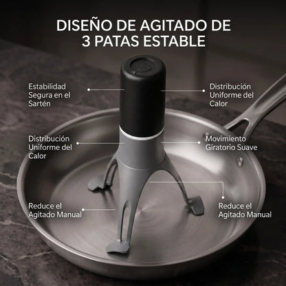 Mezclador automático 360 color gris oscuro batidor cocina uso diario