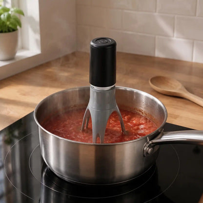 Mezclador automático 360 color gris oscuro batidor cocina uso diario
