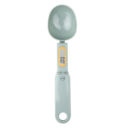 Balanza de cuchara digital LCD cocina color verde claro 500g
