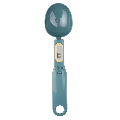 Balanza digital de cocina color verde esmeralda precisión 0.1g